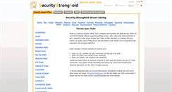 Desktop Screenshot of dialers.securitystronghold.com